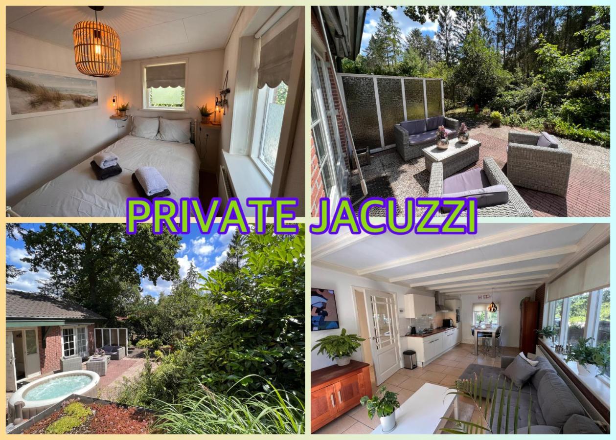 Free Standing Vacation House Garden, Private Jacuzzi, Veluwe Woods Leilighet Voorthuizen Eksteriør bilde